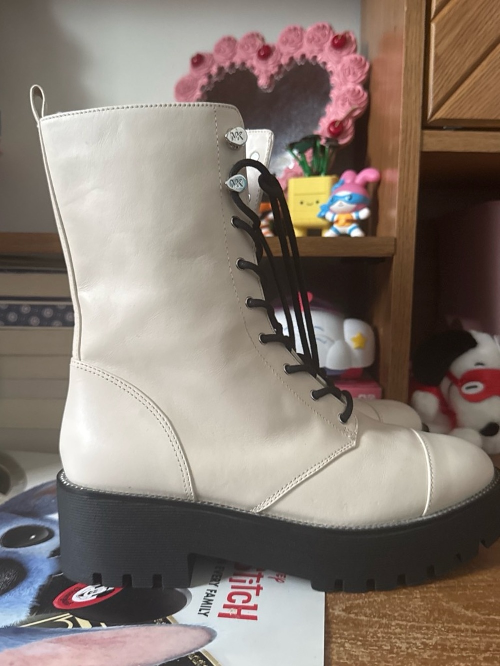 Michael Kors combat boots